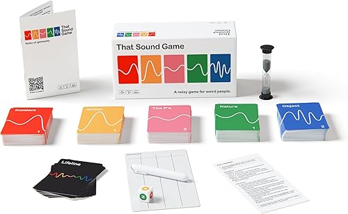 That Sound Game A noisy game for weird people Juego de fiesta para adultos y adolescentes (14+) That Sound Game A noisy game for weird people Juego de fiesta para adultos y adolescentes (14+)