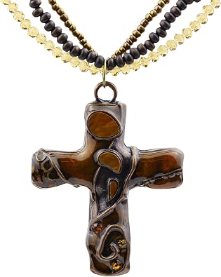 Goth Women Cross Choker Necklace, Gothic Emo Grunge Jewelry, Gift For Women, Zinc Alloy