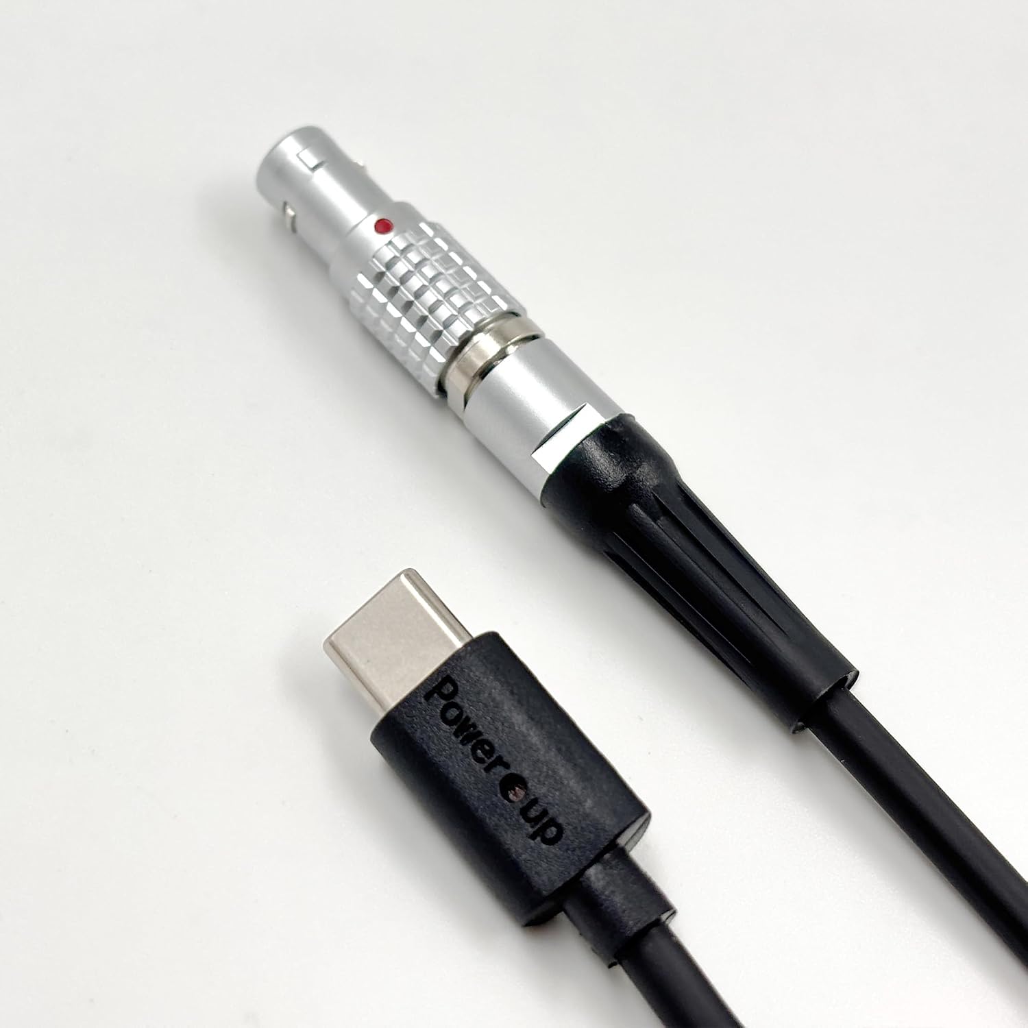 LYSRIA USB-C Type-C to Lemo 0B 2Pin Male Coiled Cable Compatible with TILTA Teradek SmallHD Z Cam AntonBauer Pyxis Bond ARRI Ronin RED Komodo DJI-Ronin Paralinx Preston Transvideo Offhollywood, 59"