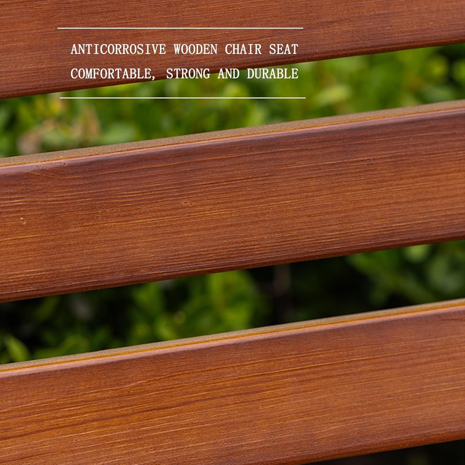 Solid Wood Garden Bench Wooden Garden Bench Patio Double Seat Durable Weatherproof Rustproof Non-Fading Outdoor Furniture Length 120cm(120 * 51 * 73cm)