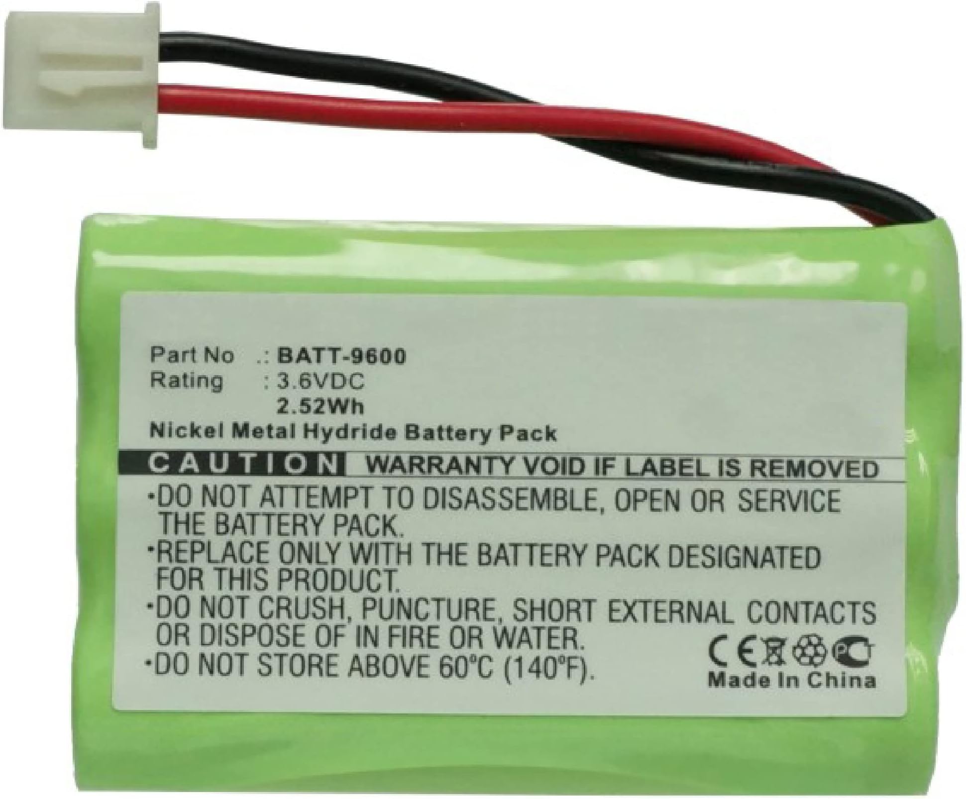 EMPIRE EM-CPH-464T - Ni-MH, 3.6 Volt, 700 mAh, Ultra Hi-Capacity Battery - Replacement Battery for Cetis BATT-9600, Telematrix BATT-9600 Teledex 9600 Cordless Phone Batteries