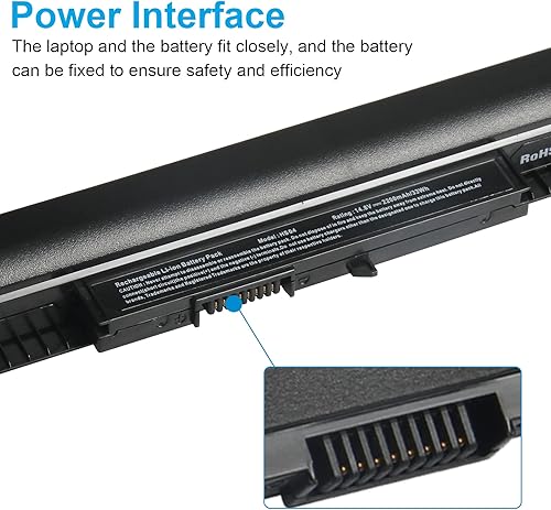 Miniatura 5 de 807956-001 807957-001 Batería de repuesto HS03 HS04 para laptop HP 240 G4, 245 G4, 250 G4, 255 G4, 256 G4 Series compatible con Notebook 14 14G 15