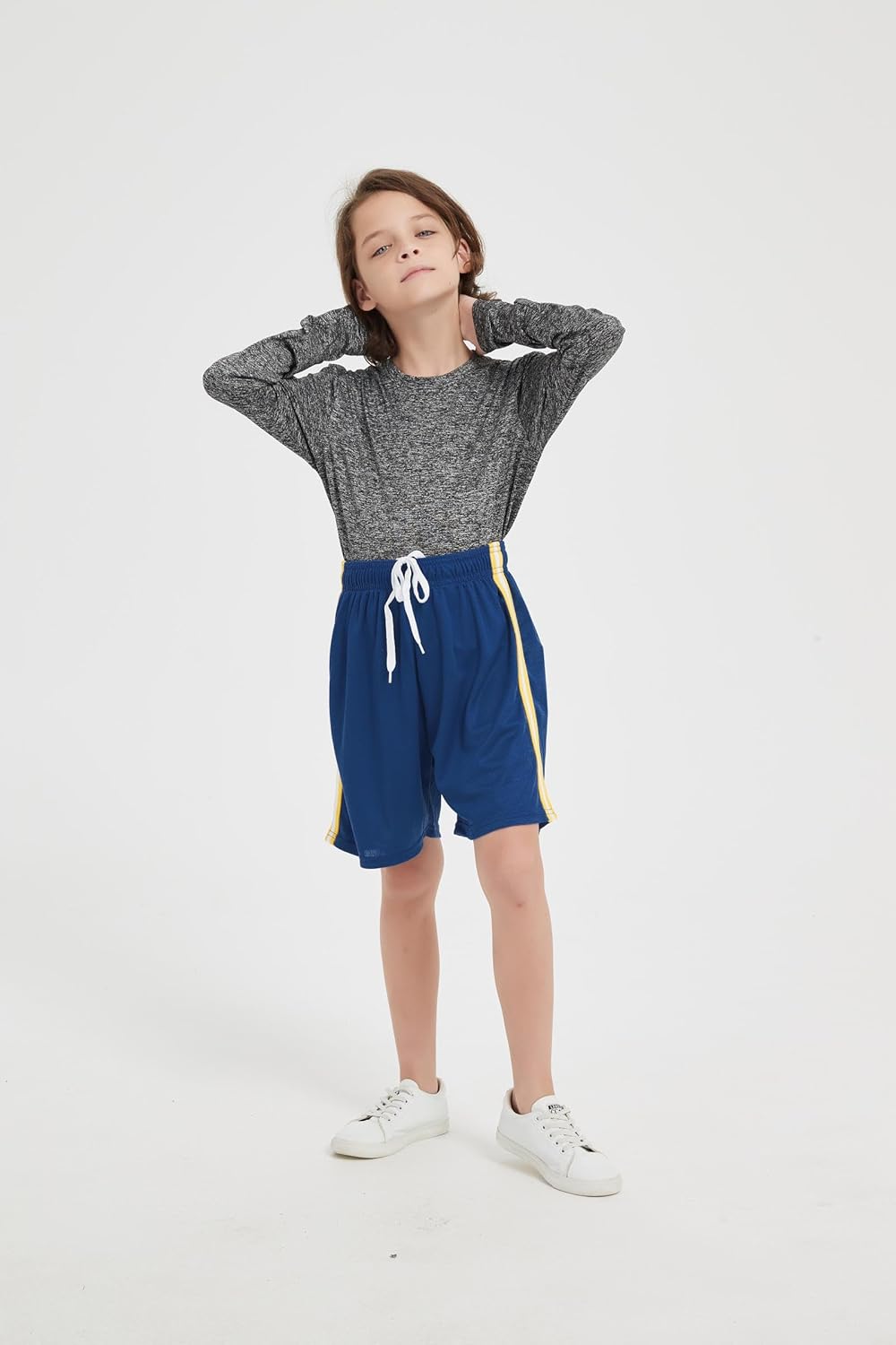 4-Pack Boys/Toddler Athletic Shorts Youth Basketball Shorts Mesh Quick Dry Kids Shorts - Image 3