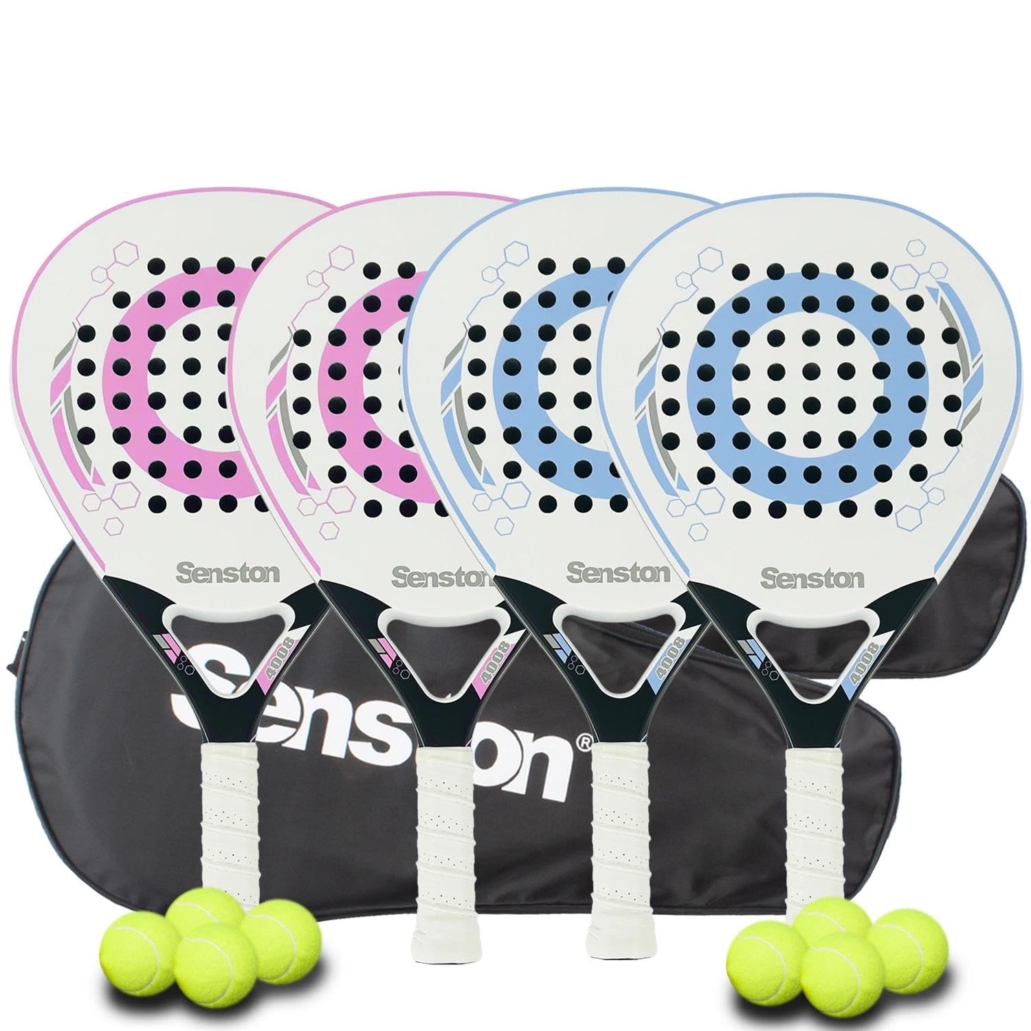 Senston Carbon Fiber Beach Tennis Racket 2-Pack