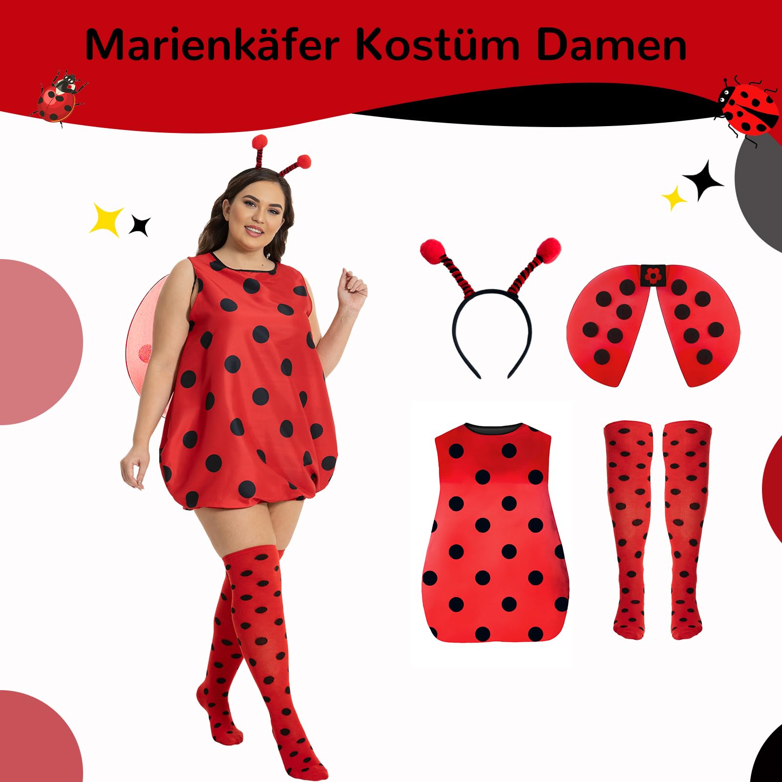 Kostium biedronki damski