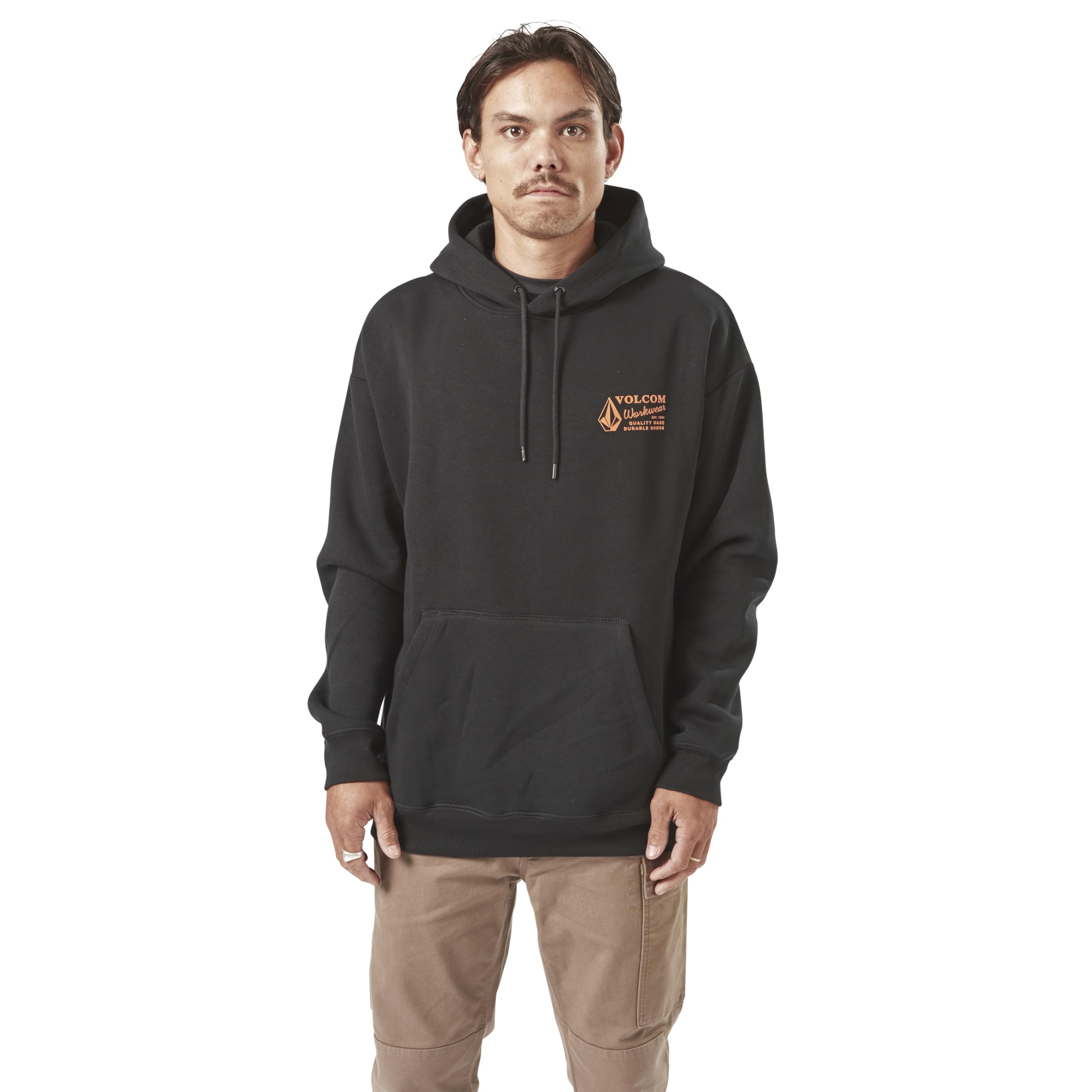 Volcom Męska bluza z kapturem Volcom odzież robocza bluza polarowa