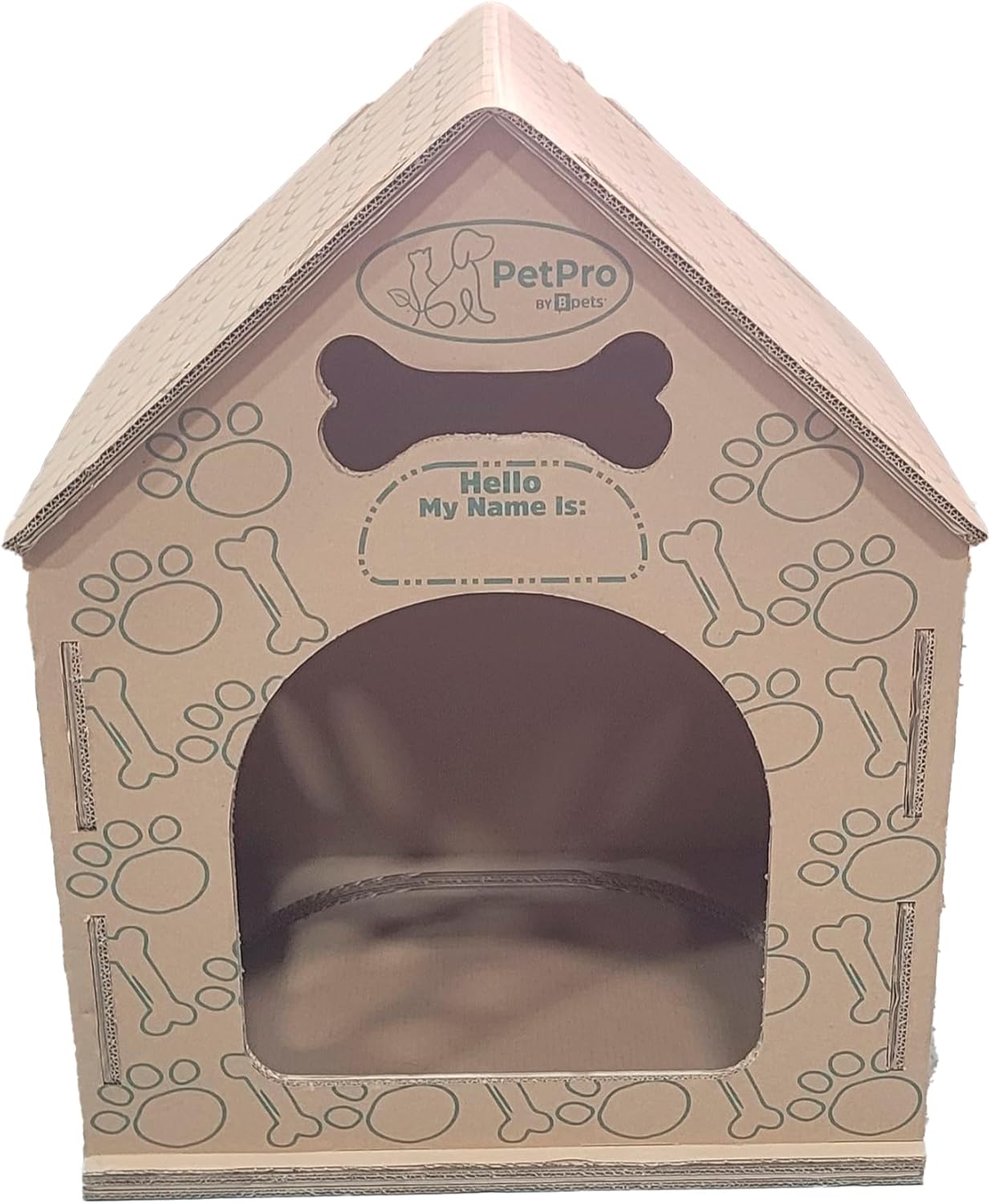 Perfectly Posh: The Ultimate Cardboard Dog House for Large Pups!