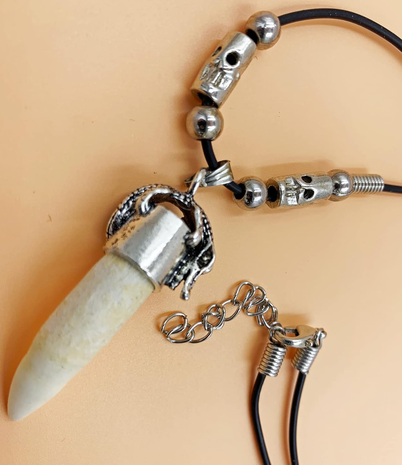 Alligator Tooth Necklace GT50 Gator New Orleans Louisiana Cajun Creole Voodoo Bayou Genuine