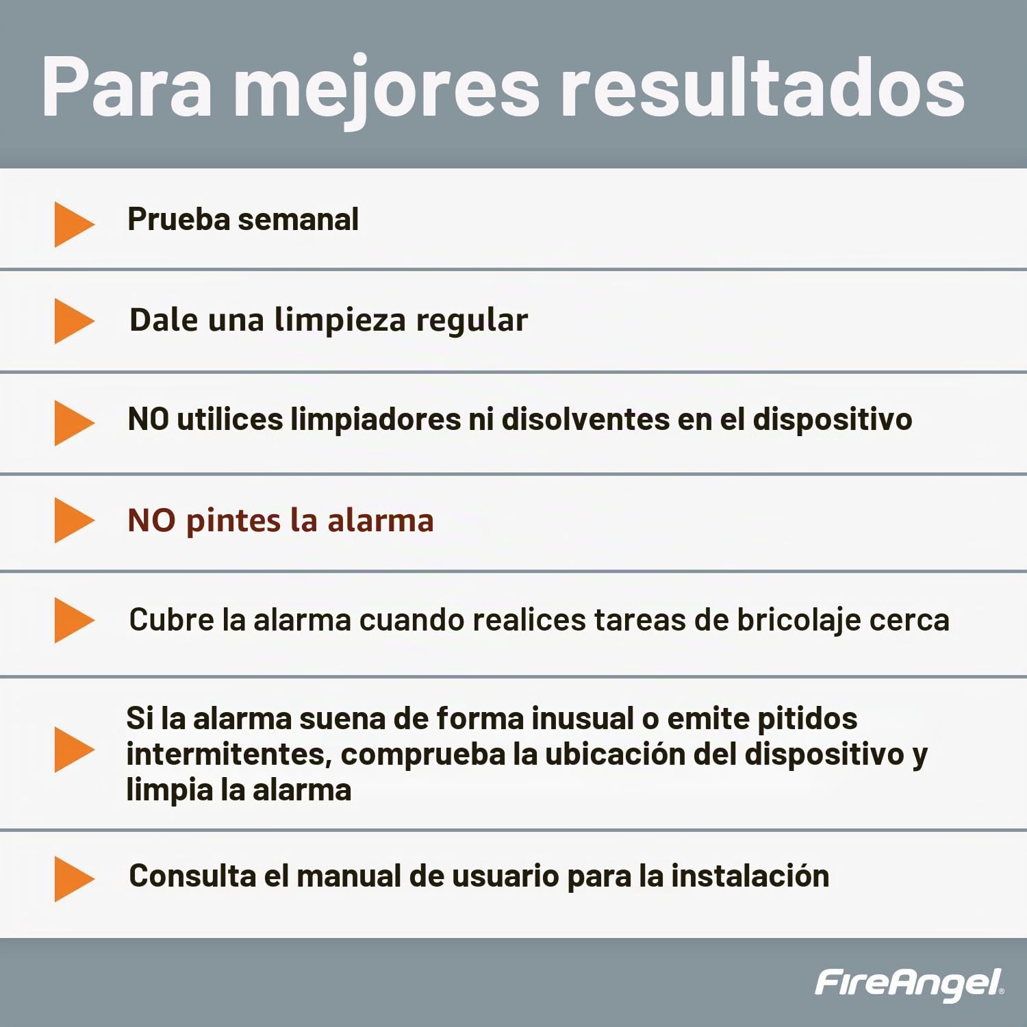 FireAngel Detector de Monóxido de Carbono con Sensor – Alarma de CO Portátil para Hogar y Vacaciones - Monitorea Monóxido Carbono - FA3313, Blanco