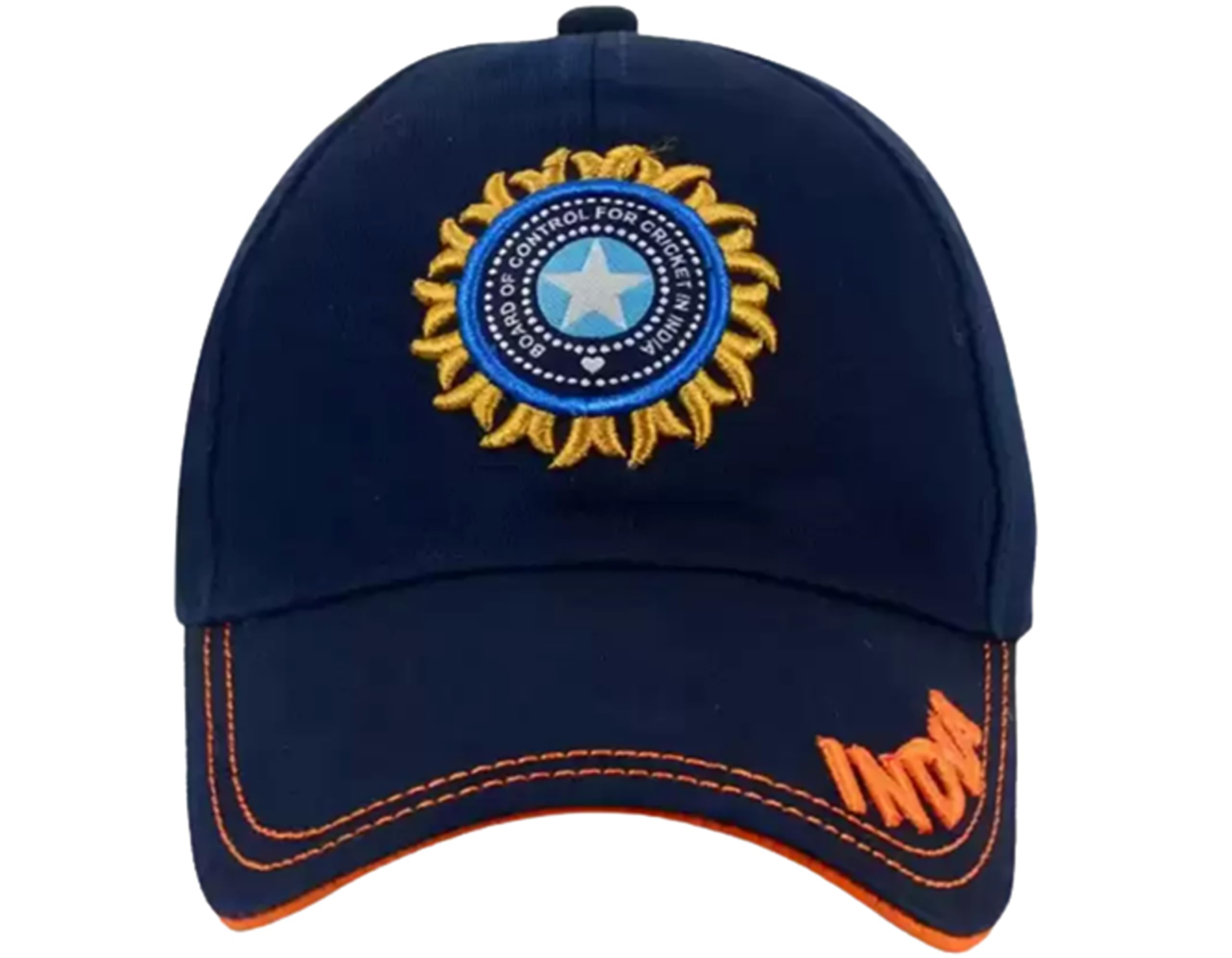 Men's and Women's India Cricket Cap Original Quality Head Caps for Men Unisex Mens Cap Buckle Men for All Sports Cricket Caps for Men Women Fans Sports Caps (IND ; Nave Blue)