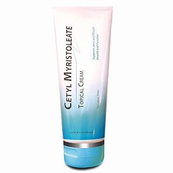 Cetyl Myristoleate Omega 5 Topical Cream, 4 oz | Omega 5 fatty acid cream with arnica, glucosamine, aloe, jojoba, sunflower & sesame oils for joint & muscle discomfort