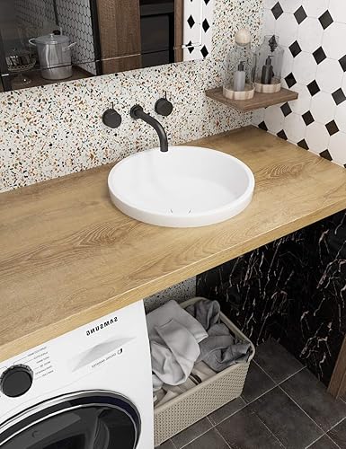 Miniatura 5 de FunStick Papel de contacto de madera natural marrón grueso de 15.8 x 240 pulgadas para encimeras, papel de contacto de grano de madera sintética