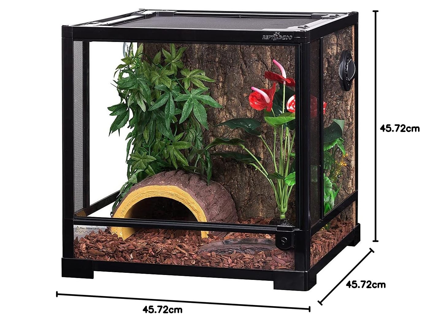ReptiZoo Terrarium 45 x 45 x 45 cm