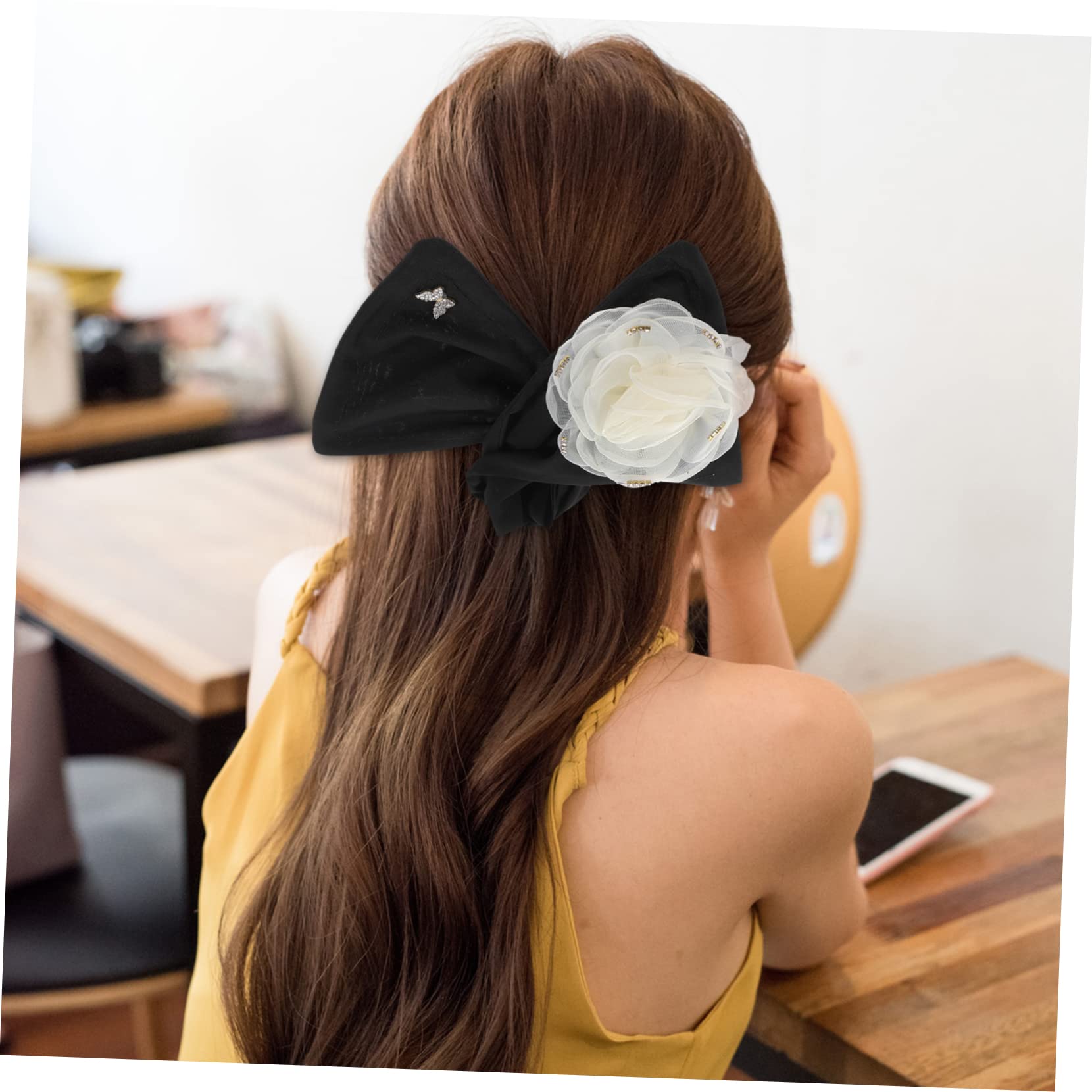 Beavorty 5piezas De Moño De Pelo Flor Decorativa Herramienta Para De Yoga Fiestas y