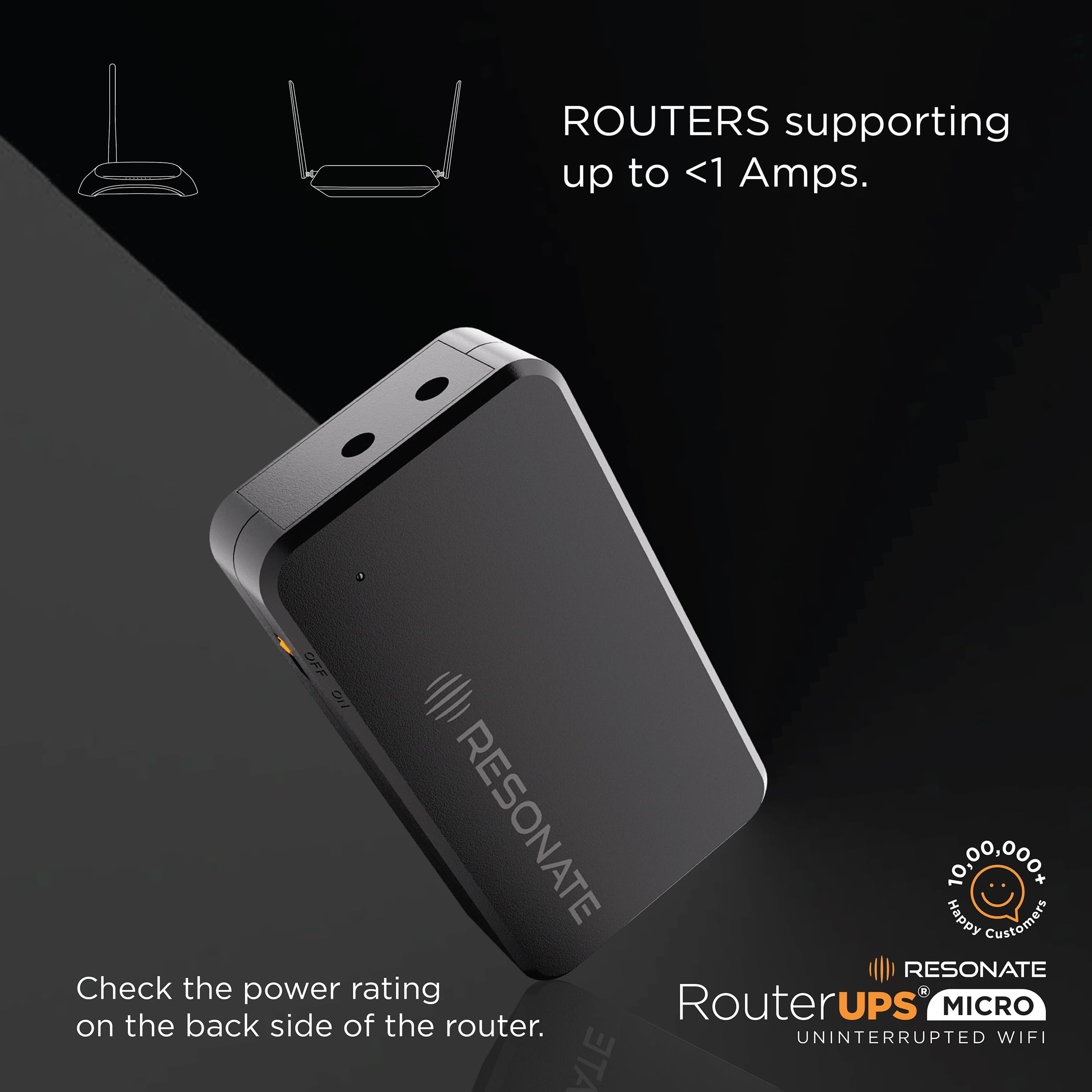RouterUPS Micro: Uninterrupted Power for WiFi -7