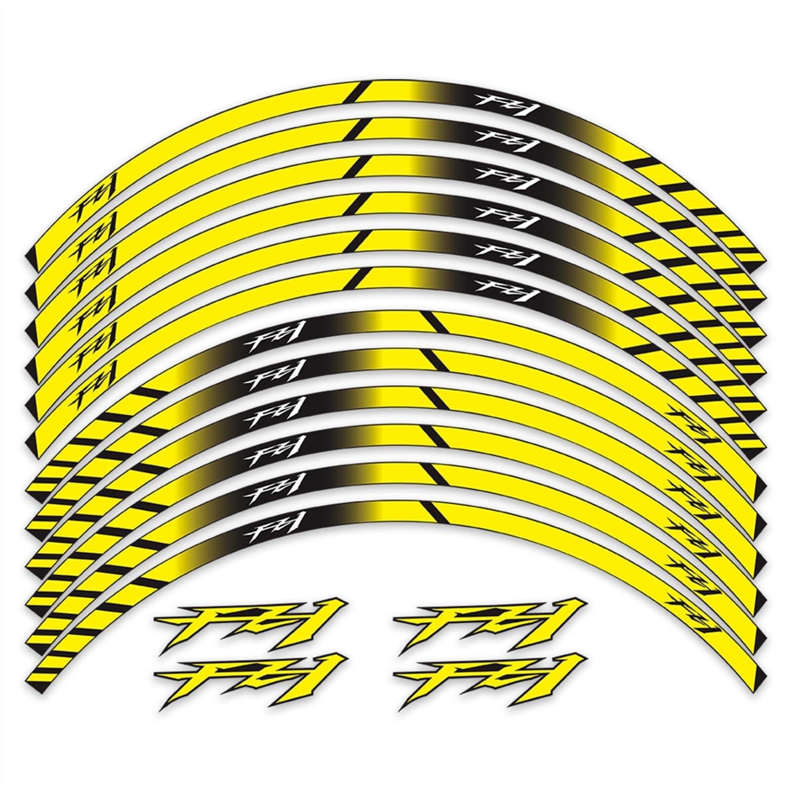Motorcycle Wheel Stickers for Yamaha FZ1 FZ 1 FZ-1 Wheel Rim Sticker