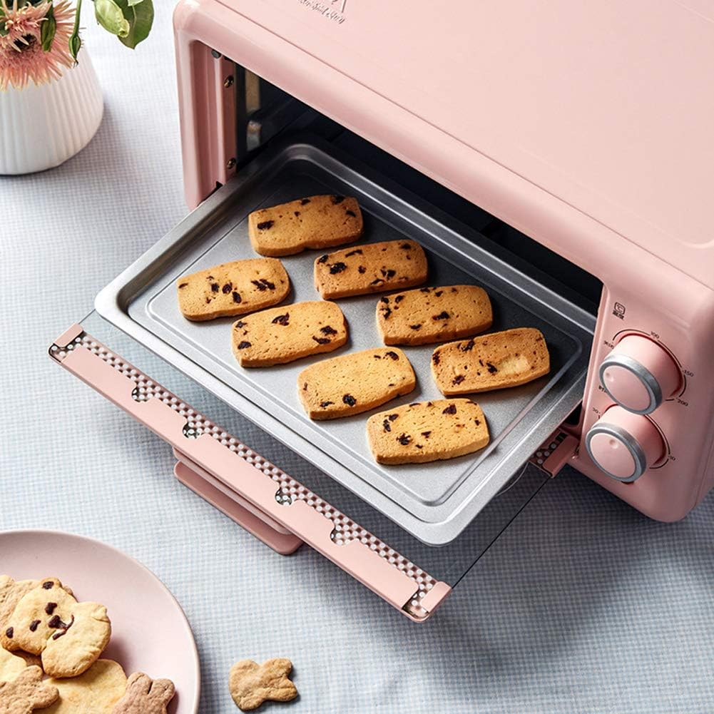 Amazon.com: Mhwlai Mini Horno Eléctrico, 11 Litros Horno Eléctrico Tostador  Tiempo y Temperatura Controlable Pan Máquina para Hornear Pastel Pizza Pan  (Rosa) : Hogar y Cocina