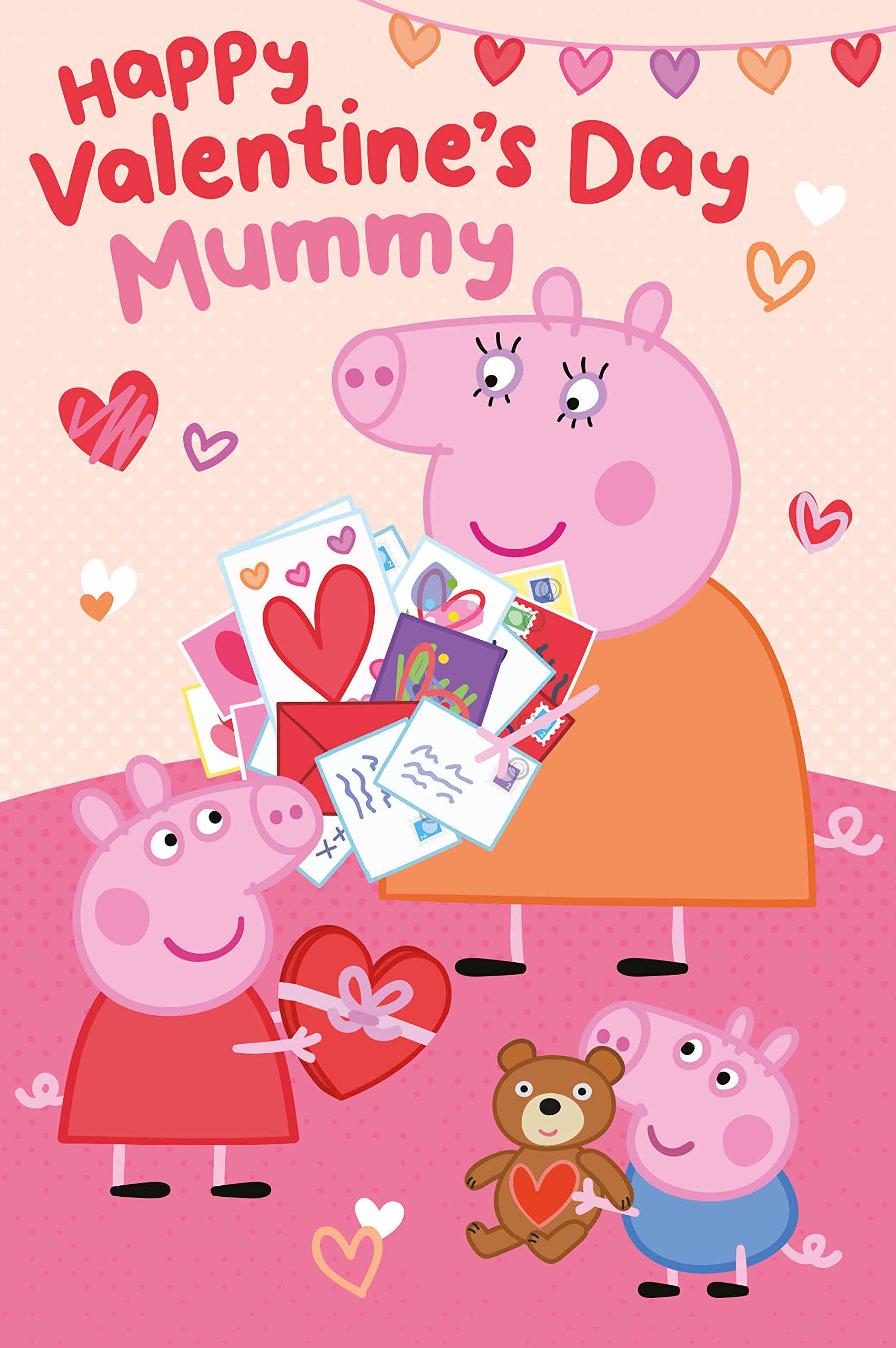 Peppa Pig 'Mummy' Valentine's Day Card