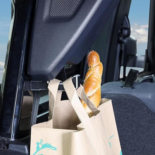 Miniatura 2 de IAG I-Line - Gancho para bolsa de comestibles para maletero trasero (forma de T, 2 piezas) para Ford Bronco 2021+ 24 puertas (no deportivo)