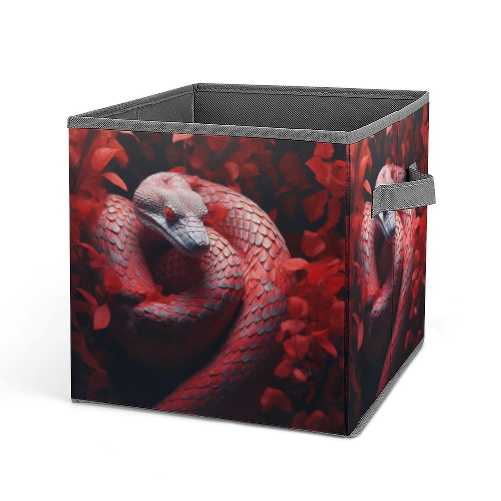 Panier de rangement de vêtements pliable de grande capacité avec poignées solides