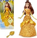 Disney Store Official Disney Princess Classic Doll (Belle from Beauty and The Beast), 11 Inches, Includes Brush with Molded Details, Posable Toy in Classic Outfit - Disney Princess Toys for Girls