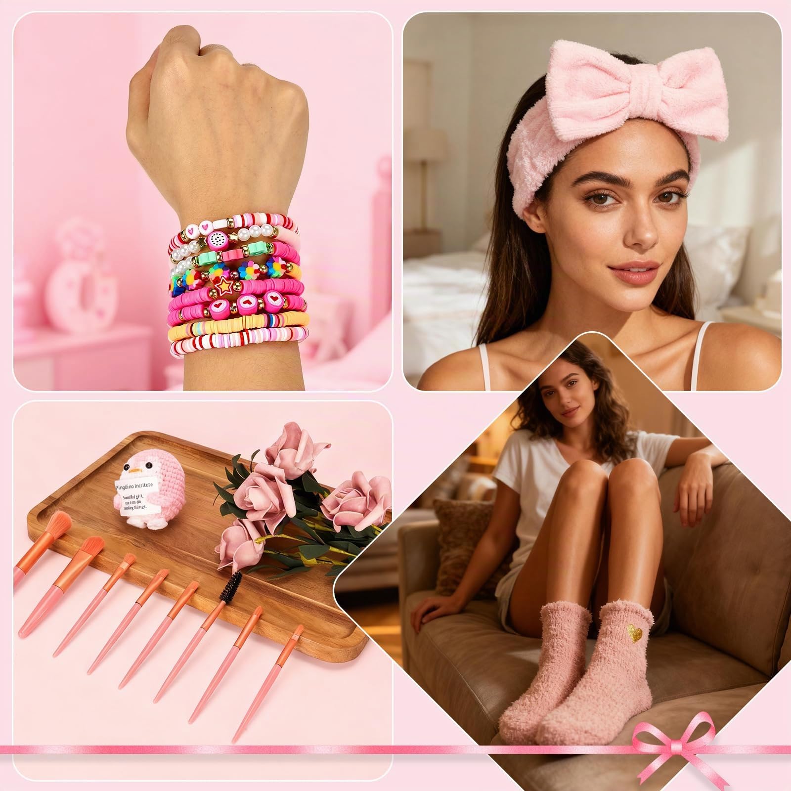 Regalos para Niñas Adolescentes 9 10 11 12 13 14 15 16 Años, Regalo Mujer Cumpleaños Aniversario para Mujer, Regalos Mujers para San Valentin, Navidad, Día de la Madre, Escolarización (Rosa)