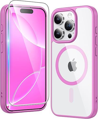 Miniatura 650 de Fntcase Funda para iPhone 15 Plus y 14 Plus de 6.7 pulgadas, magnética, a prueba de golpes de grado militar, antiamarilleo, delgada, protectora