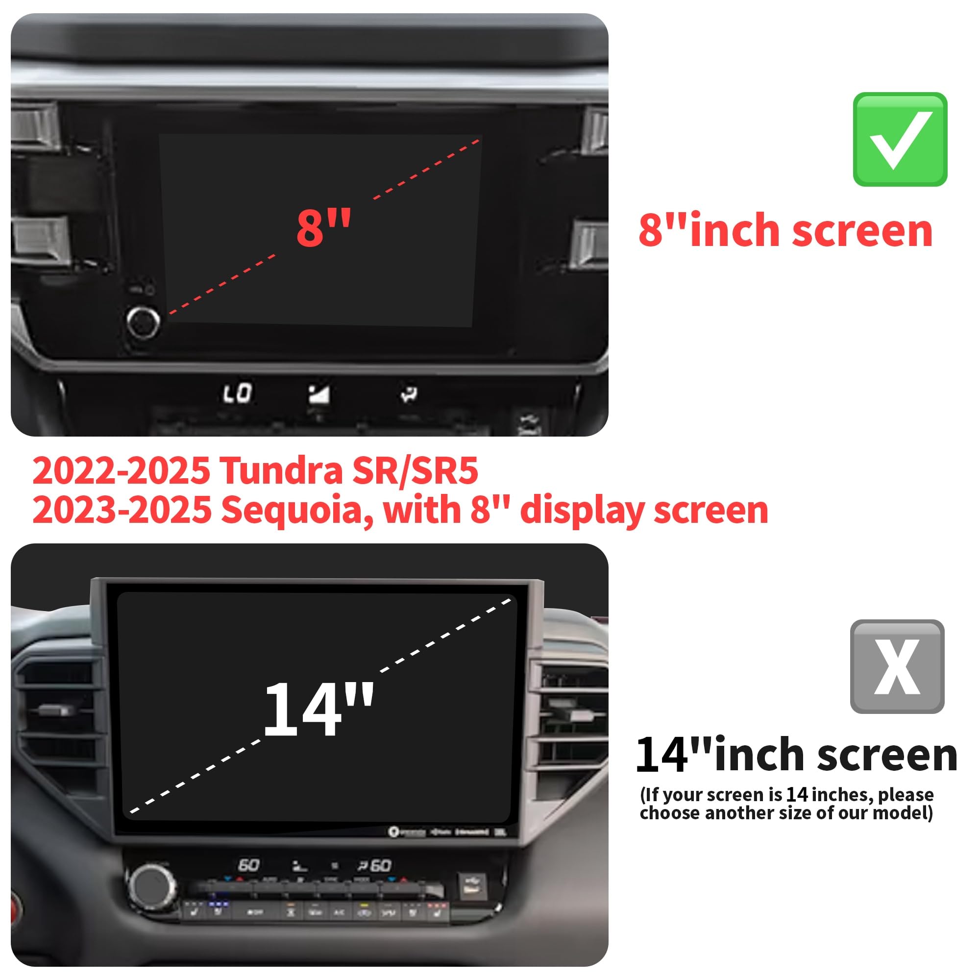FOR TOYOTA TUNDRA 2022-2023 Carbon ABS Exterior Side Door Handle Cover - View #6
