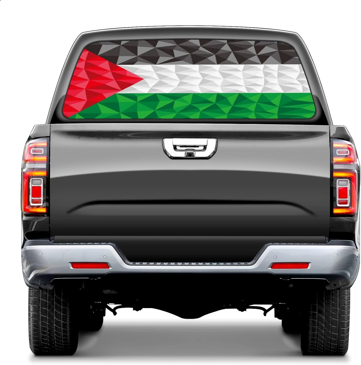 Rear Window Graphic Decals for Trucks Palestine Flag