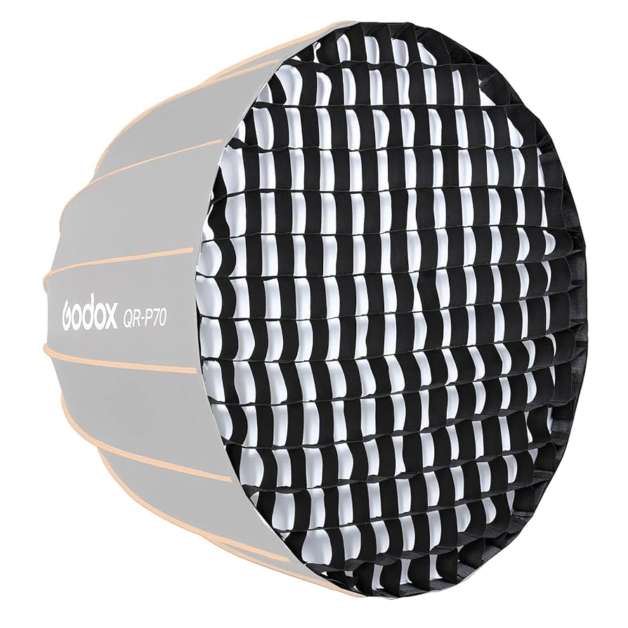 Godox QR-P70  パラボリックソフトボックス  グリッド付き Amazon.com: GODOX Honeycomb Grid QR-P70 Parabolic Softbox
