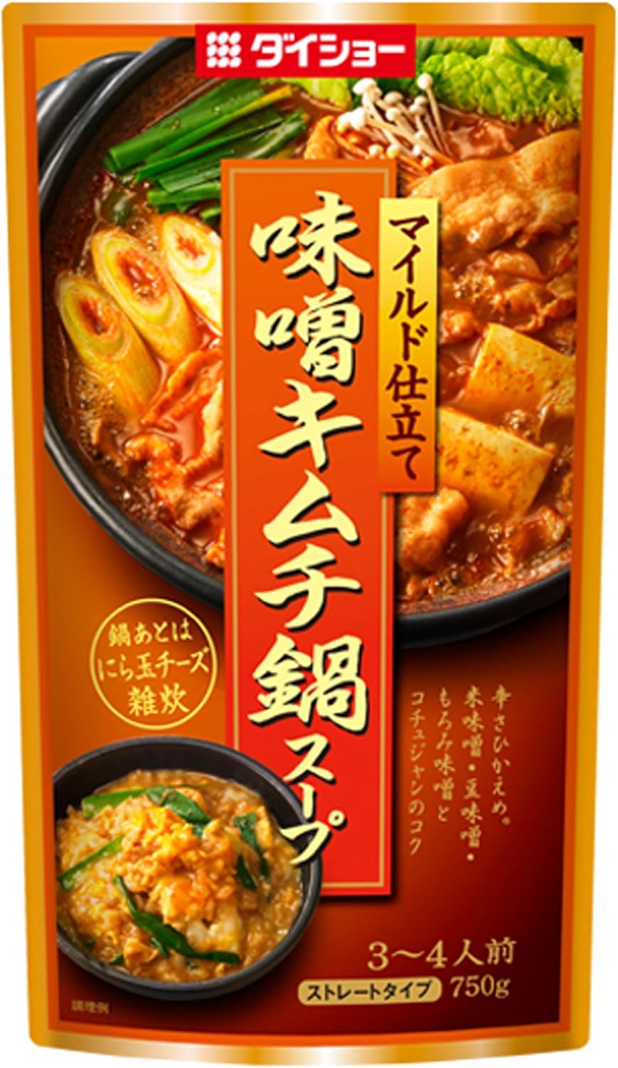 味噌キムチ鍋スープ