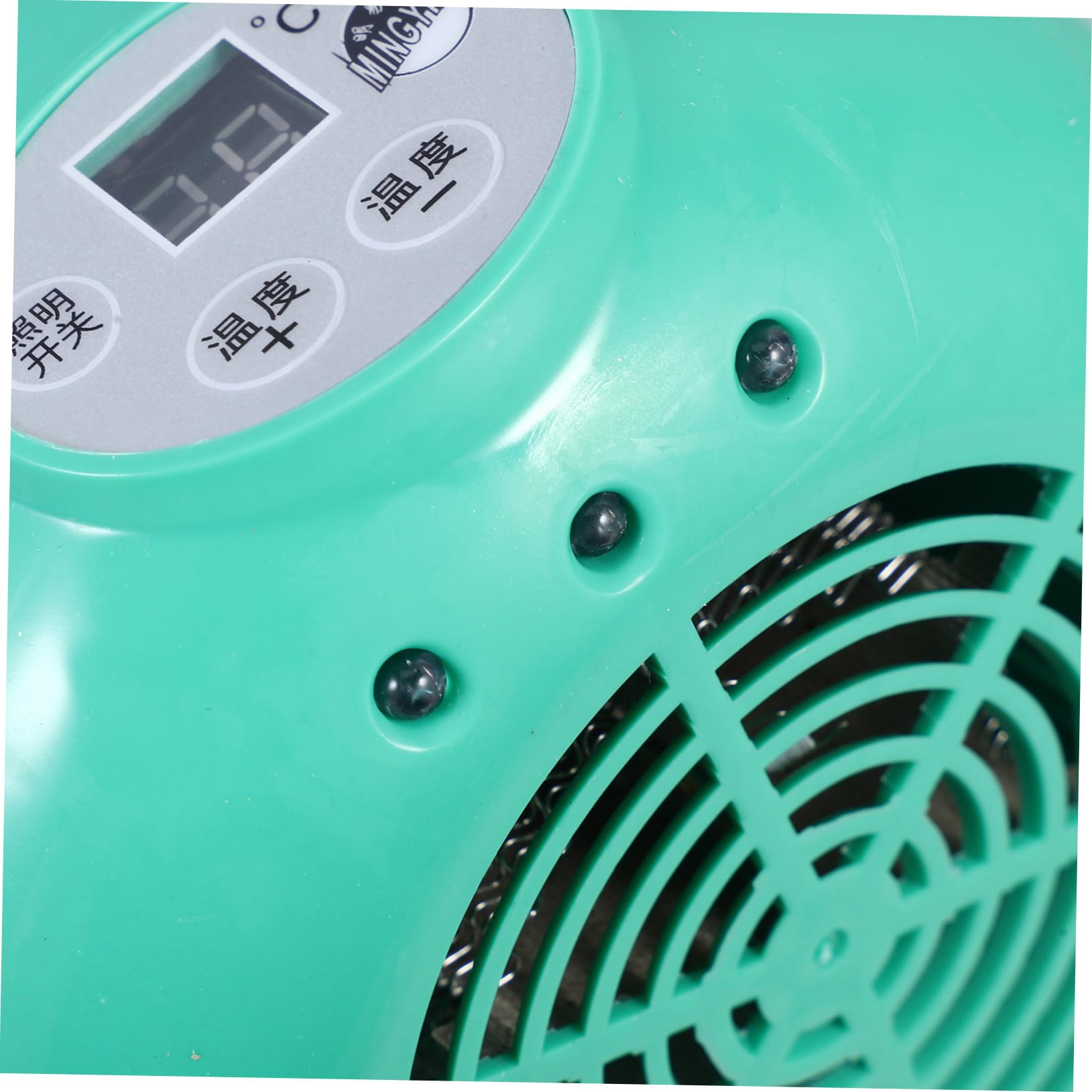 ORFOFE Lámpara Calefactora Ajustable Para Cría De Pollitos Con Emisor De Calor Seguro De Plástico Verde Luz Cálida Para Mascotas Reptiles y Aves Temperatura Regulable Para Gallineros y in