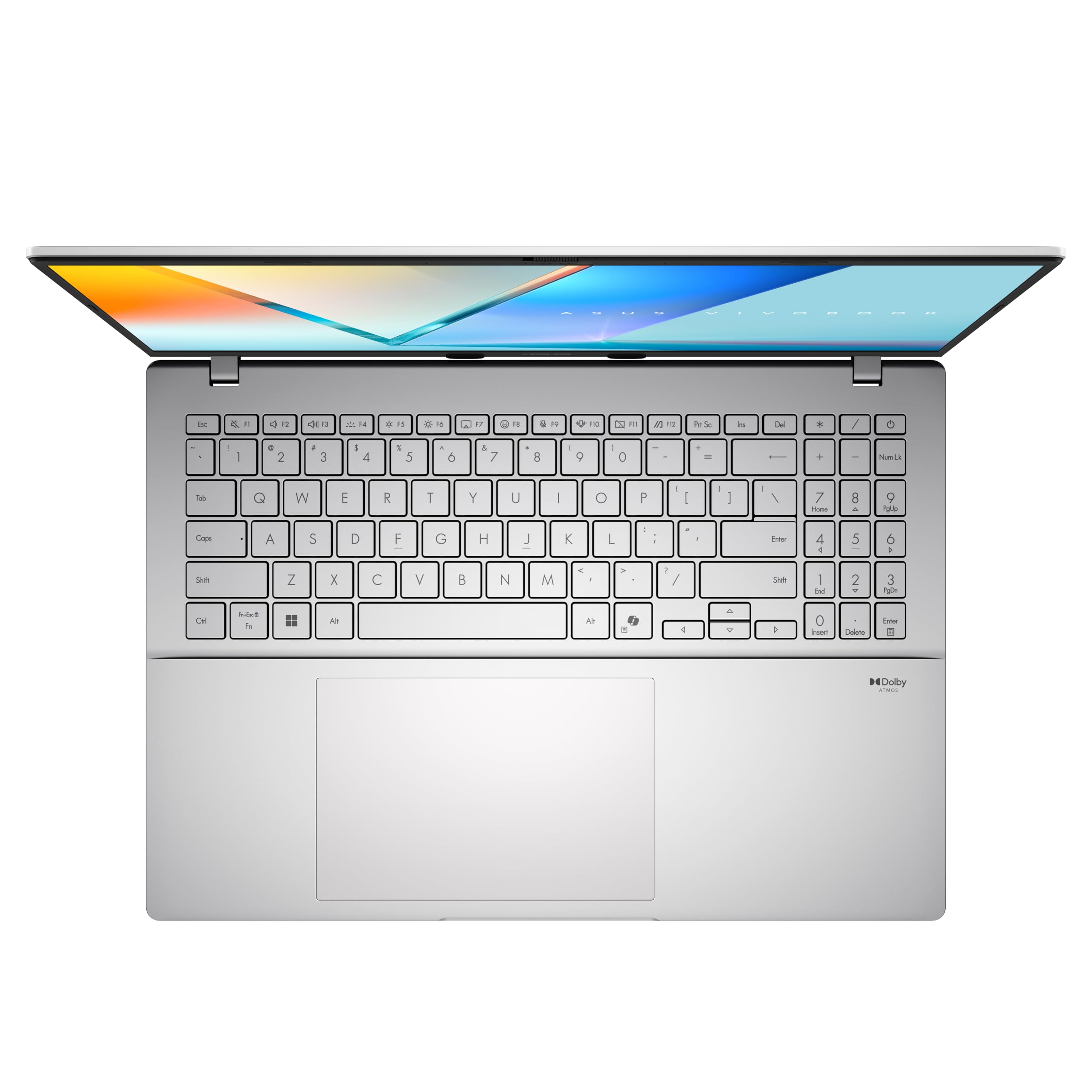 ASUS Vivobook S16 M3607KA, Notebook con Monitor da 16" Glossy OLED, 60Hz, AMD Ryzen AI 5 330, RAM 16GB,1TB SSD, Win 11Home, Argento
