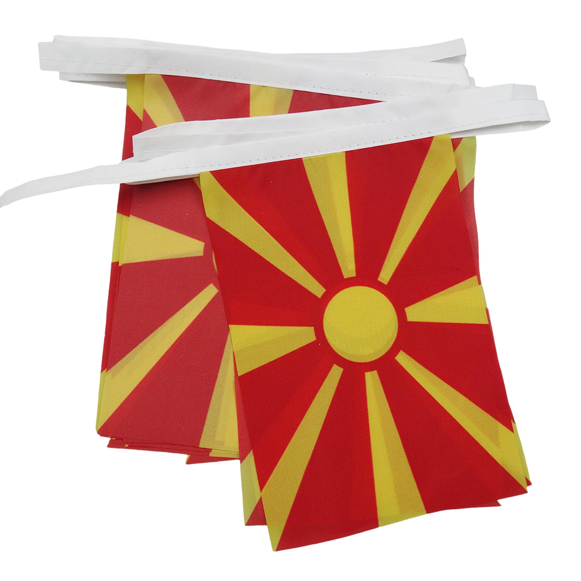 AZ FLAG Guirnalda 6 Metros, 20 Banderas de Ecuador 21x15 cm, Bandera Ecuatoriana 15 x 21 cm - Banderines — view 194