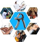 NIYIKOW 2 Pack Hand Grip Strengthener, Grip Strength Trainer, Adjustable Resistance 22-132Lbs (10-60kg), Forearm Strengthener, Perfect for Musicians Athletes