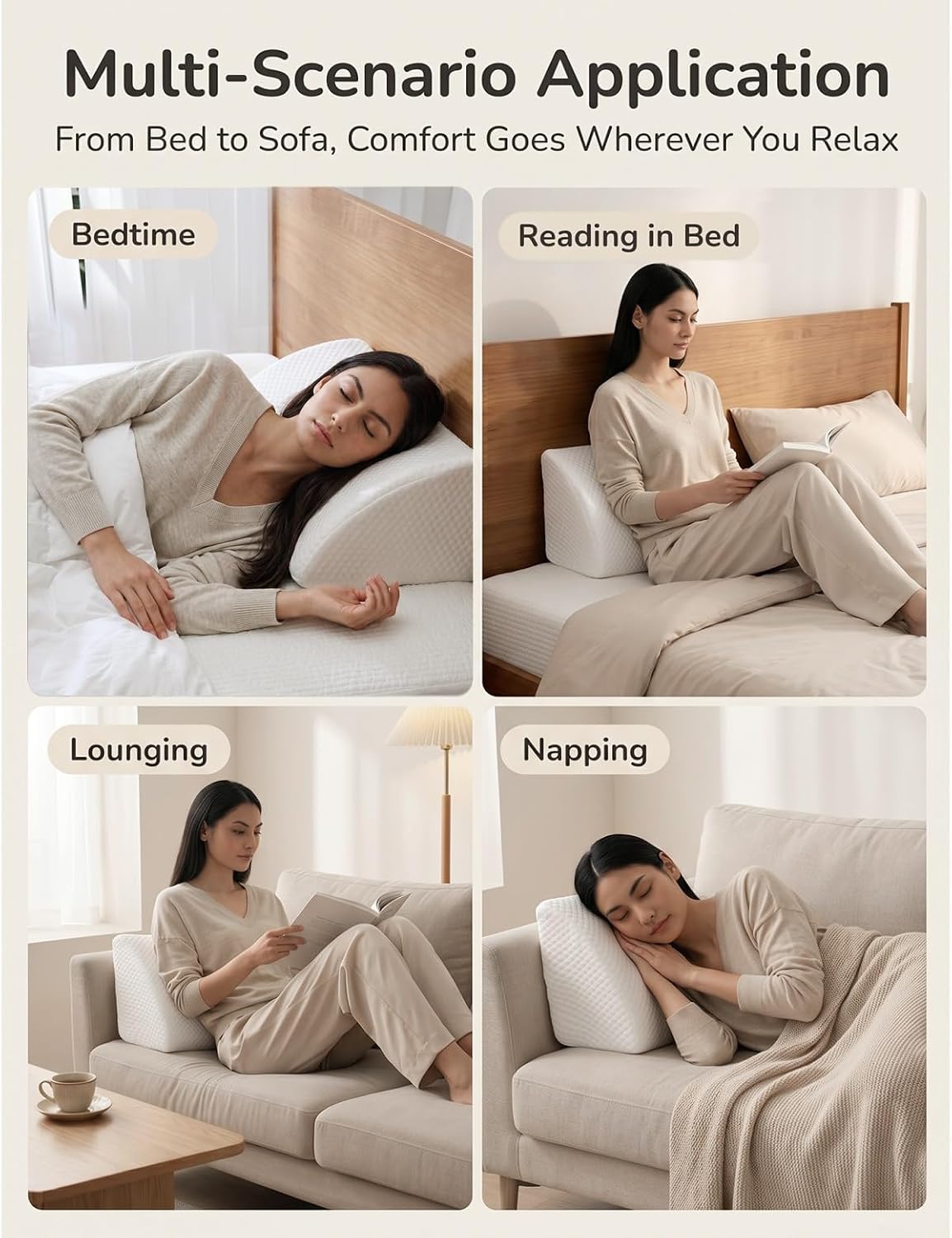 Lumbar Support Pillow Memory Foam Pillow Back Cushion