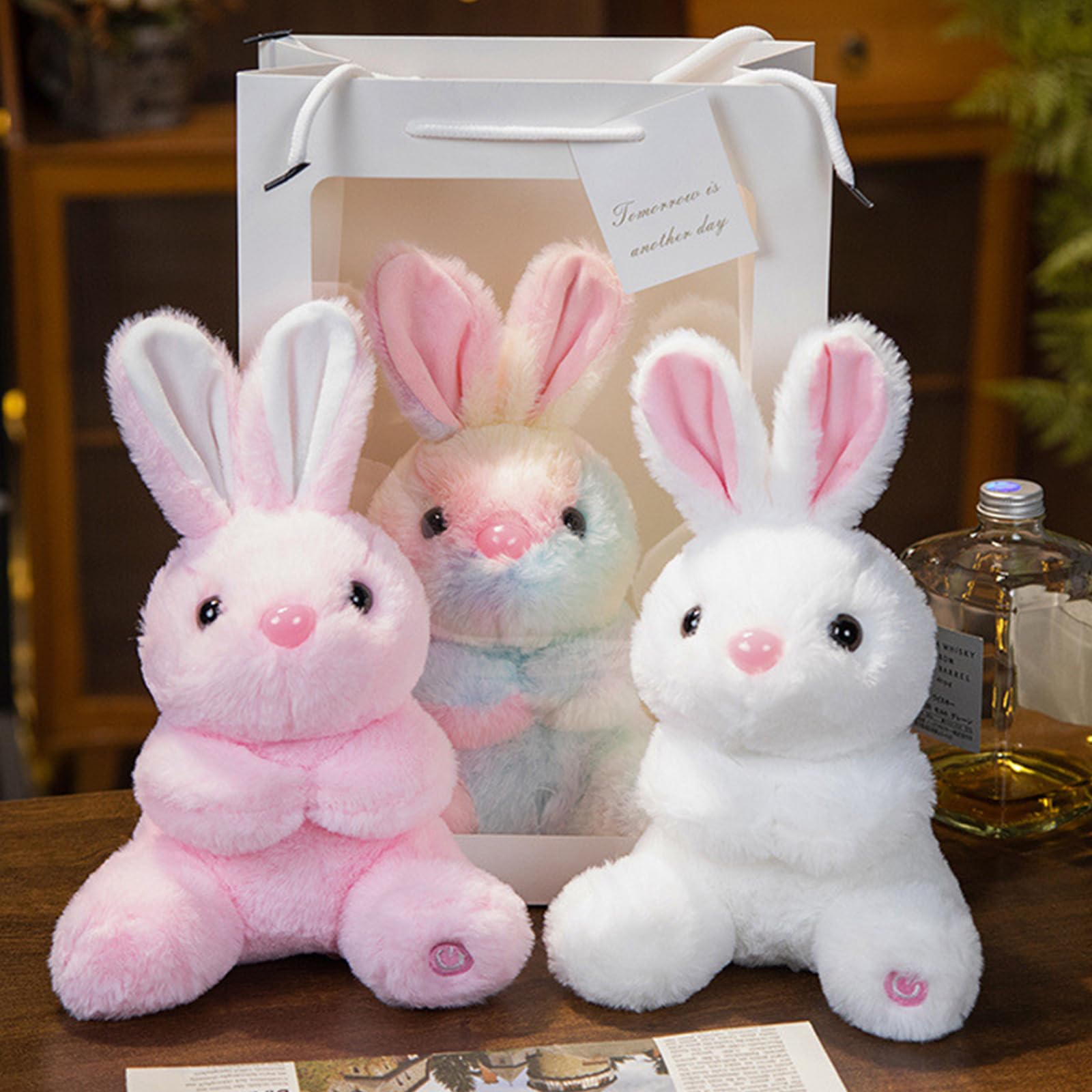 もにまるず 光る おばけうさぎ 光るうさぎの置物 - メルカリ