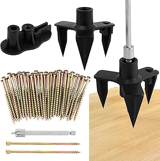 Squeaky Floor Repair Kit with 5 Tools and 50 Screws for Wood Floors, Eliminates Floor Fix Screws Kit for Eliminates Squeaks Under Carpeted Floors, Hardwood, Vinyl, and Linoleum Floors