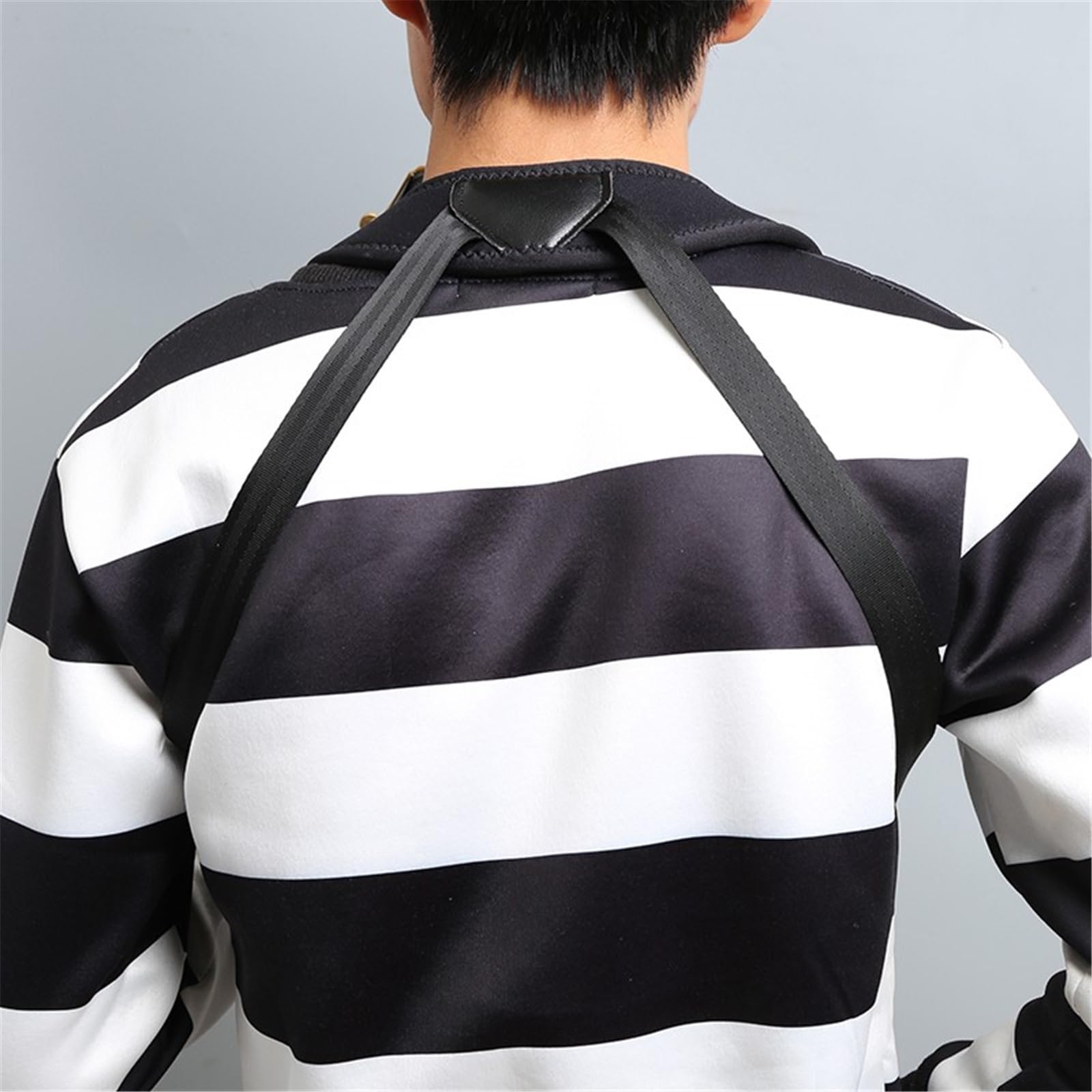 Professionisti accessori per sassofono Tracolla Per Sassofono Tenore Delle Scuole Superiori Comoda Tracolla Per Strumento Sax Traspirante E Morbida(Black)