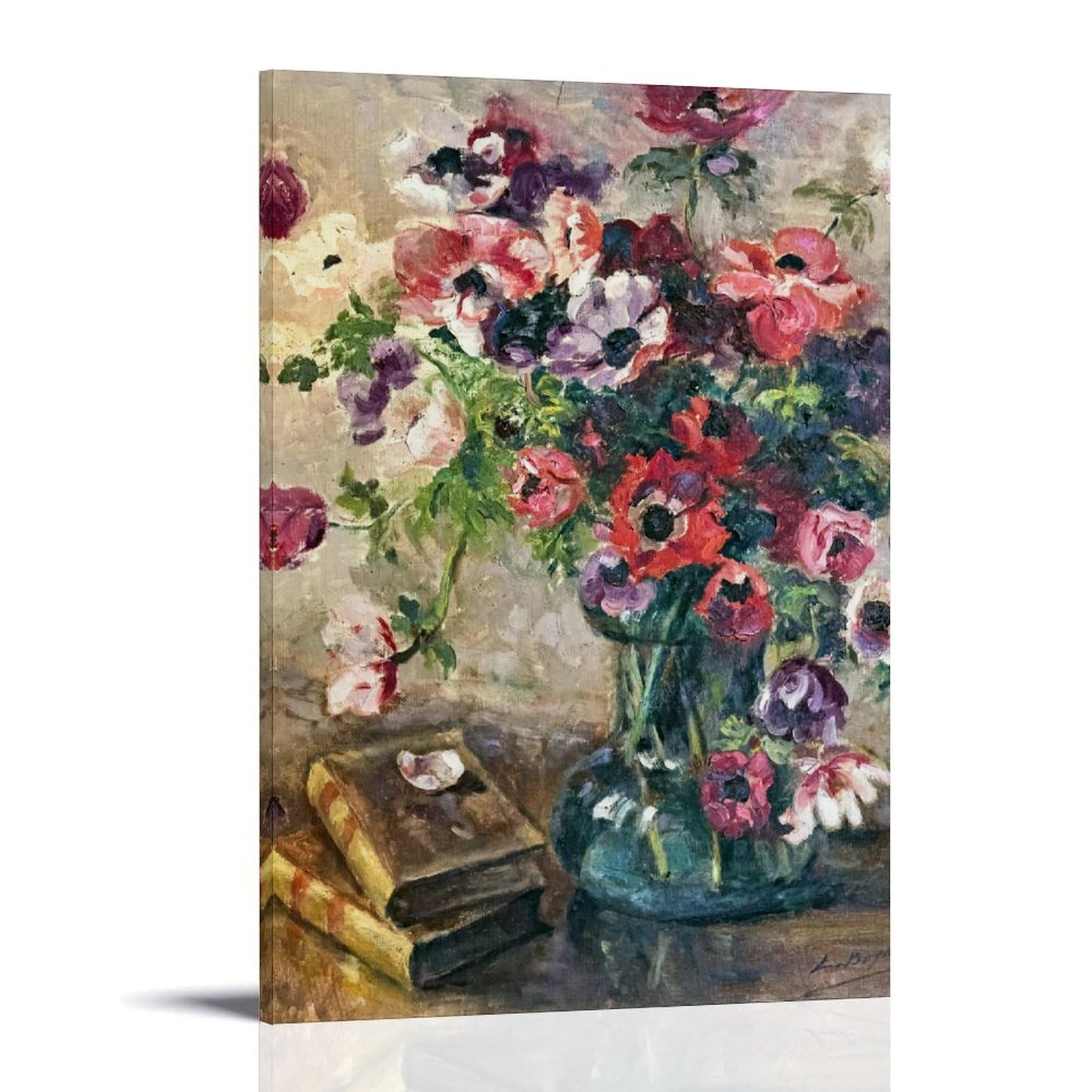 generisch The Bouquet of Anemones by Luce BoyalsModernas Impresiones en Lienzo, Cuadros Decorativos Para Habitación de Niños o Niñas, Cuadros de Pared Para Salón Y Pinturas Con Motivos Festivales