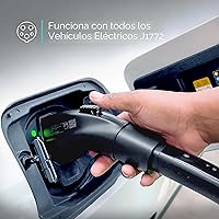 Vista 2 de Lectron Adaptador de carga Tesla a J1772 EV – Convertidor NACS, 48 Amp y 250V, compatible con conectores Tesla de alta potencia, cargadores