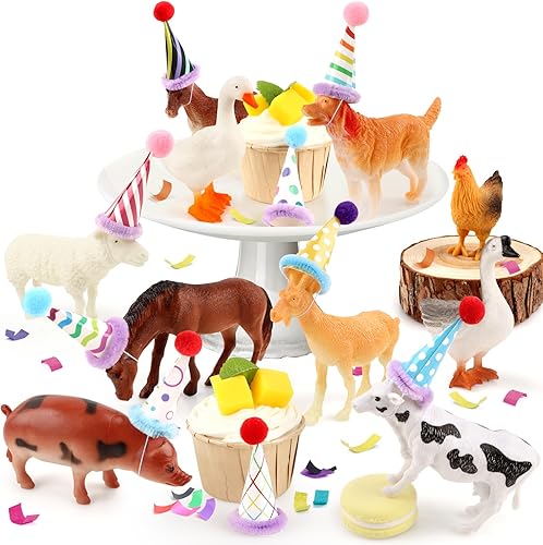 Miniatura 44 de Hooqict 26 piezas de decoraciones de pasteles de los años 80 y 90, decoraciones retro de los años 80 de hip hop con bolas de purpurina para cupcakes