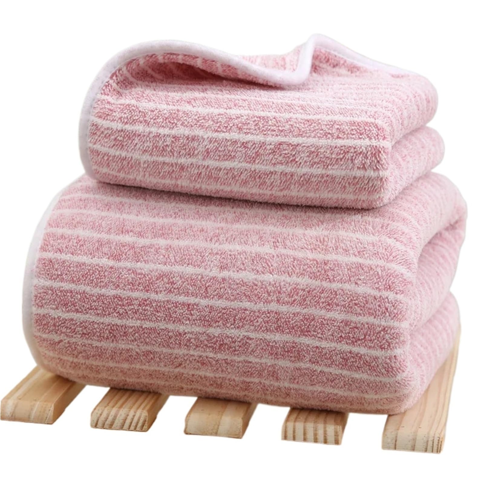 GMEqfhpOPS Quick-Drying Towel Coral Fleece Towels Bath Towels Thickened Absorbent for Swimming Pool Sports Fitness Gift Towels Towels Bath(Pink,35x75cm 70x140cm 2pc)