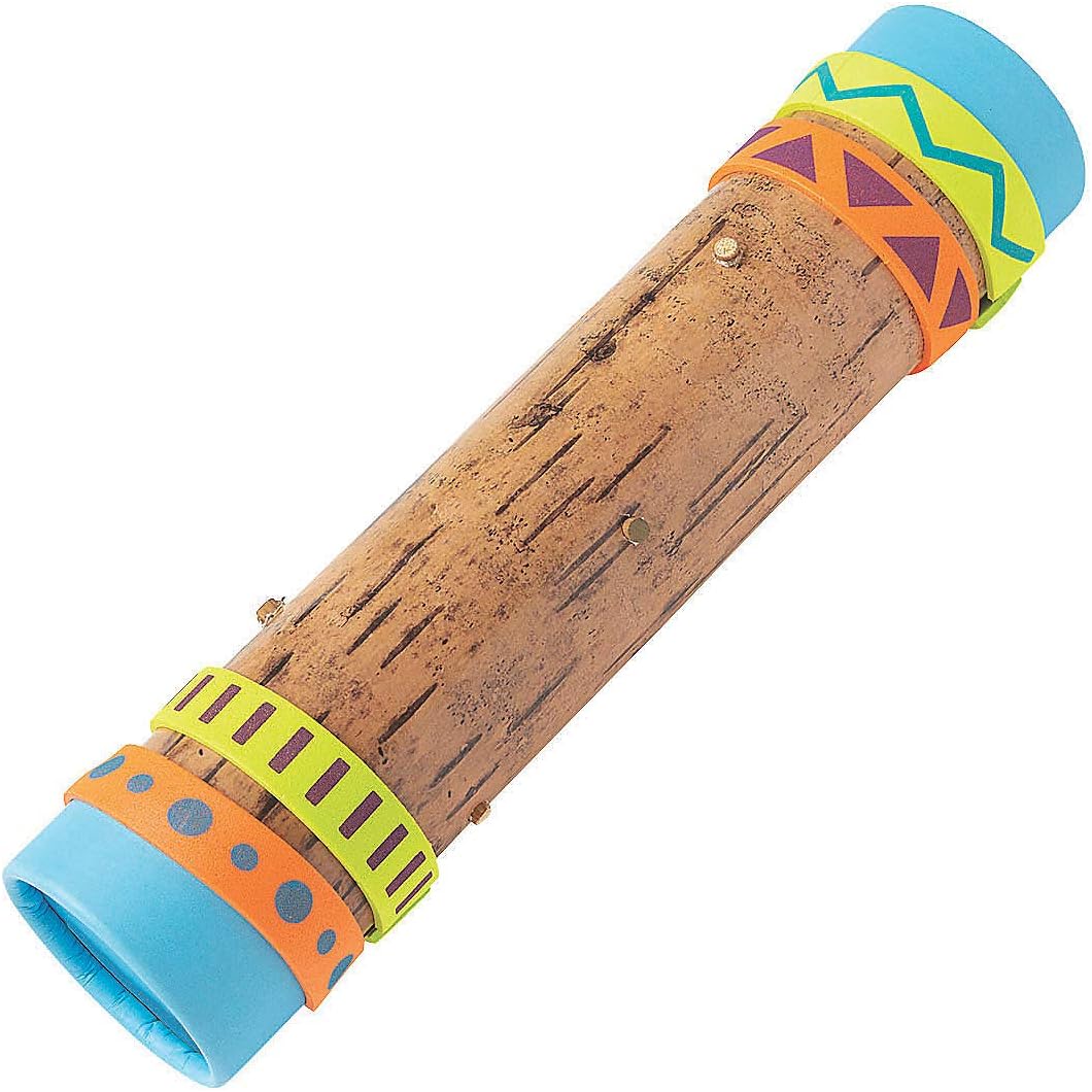 Fun Express Rain Stick Craft Kit 12 Pack - Kids Arts and Crafts Supplies for Sensory Play Activities Educational Musical Instrument Making Kit for Preschool Classroom & Home Learning Projects VBS 2026