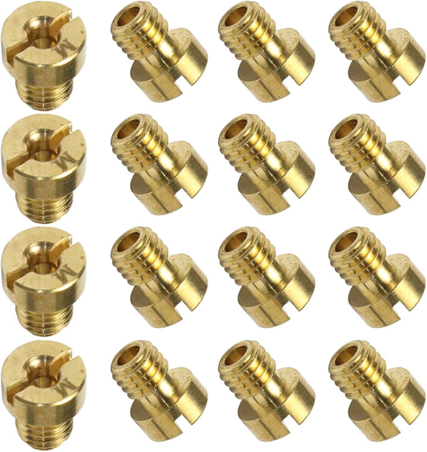 16pcs 55#-150# 5mm/6mm Carb Main Jets Idle Jet Kit for Dellorto PHBG AD/DS Carburetor (M5#55-#92)