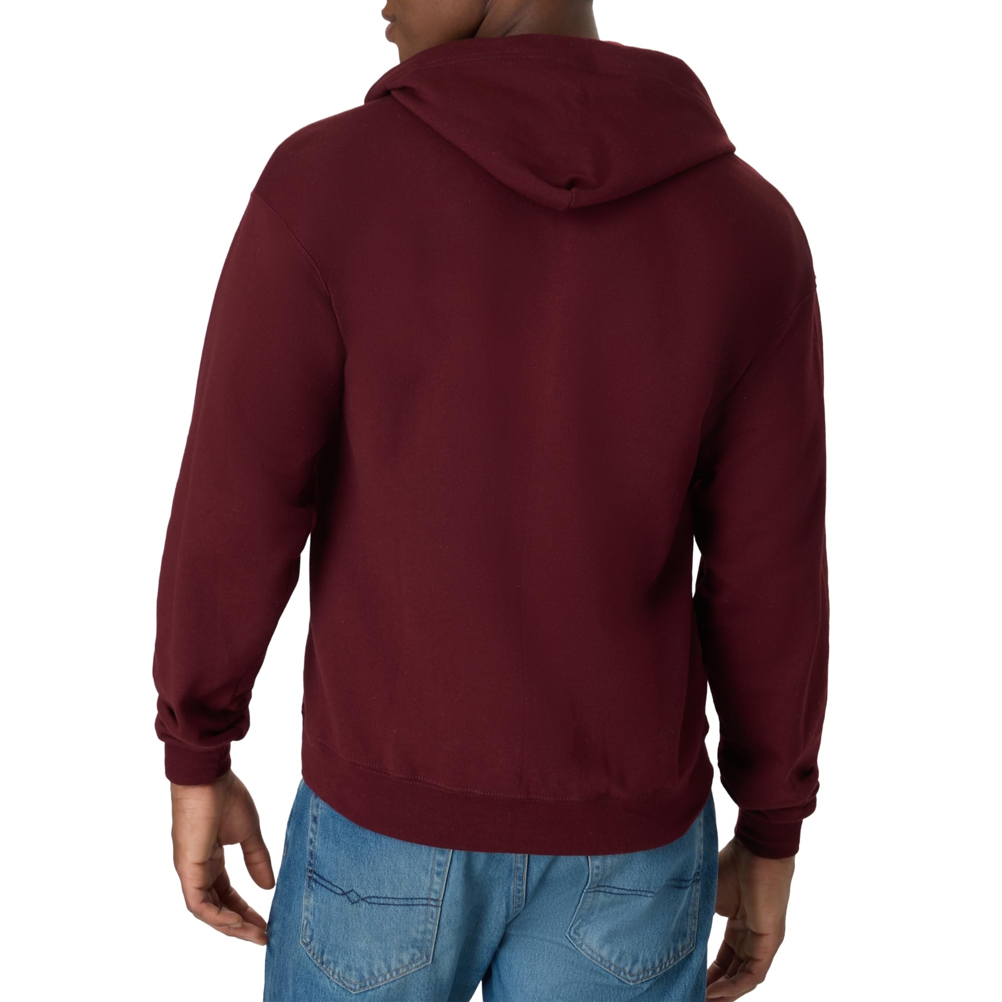 Hanes Felpa con Cappuccio Ecologica con Cerniera su Tutta La Lunghezza Felpa con Cappuccio Uomo (Pacco da 1)