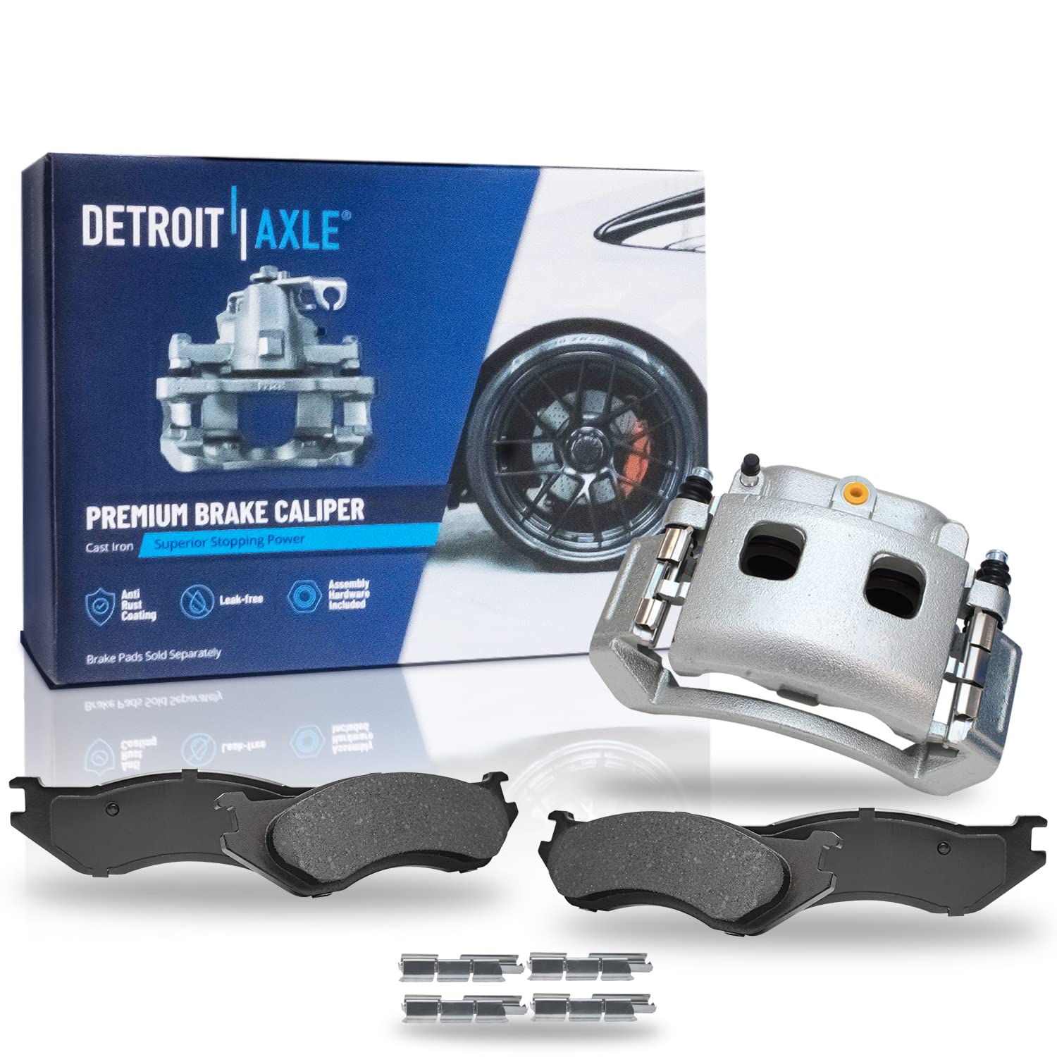 Detroit Axle - Front Brake Kit for 02-05 Dodge Ram 1500, 05-06 Durango