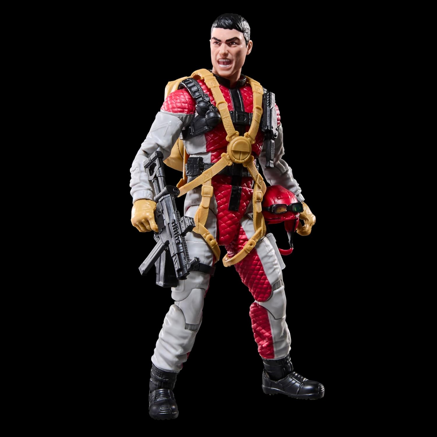 G.I. Joe Classified Series Retro Cardback David “Crazylegs” Thomas, Collectible 6 Inch Action Figure with 8 Accessories