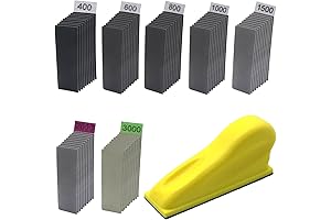 Micro Zip Detail Sander 70PCS Sandpaper Wet Kit