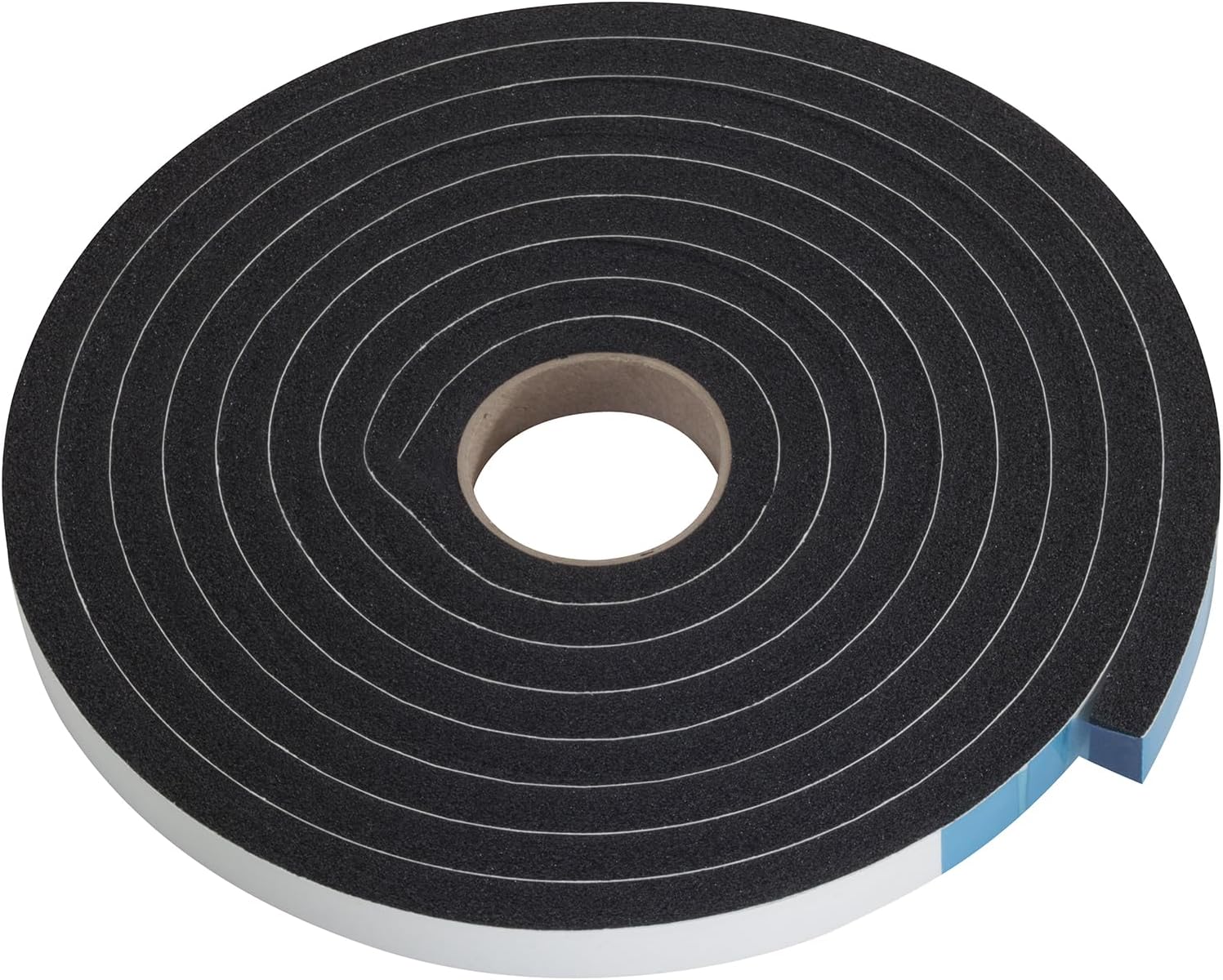M-D Building Products 06619 3/8 in. x 1/2 in. x 10 ft. Black Sponge Window Seal for Large Gaps